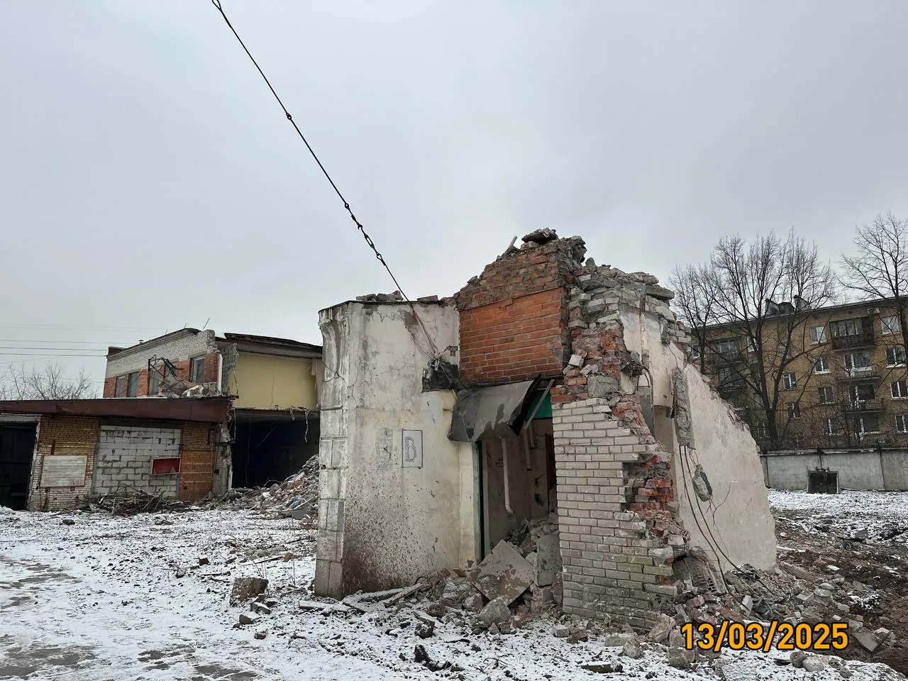 Дом на Курской ход строительства