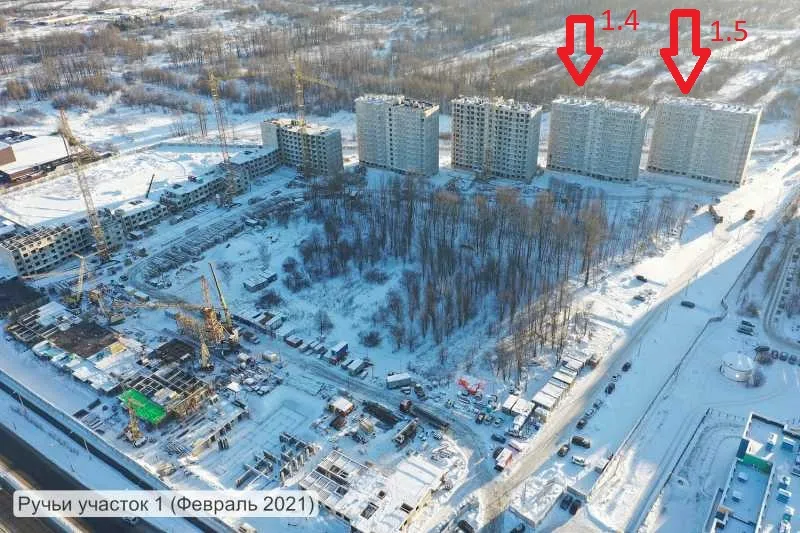 ЖК Ручьи ход строительства