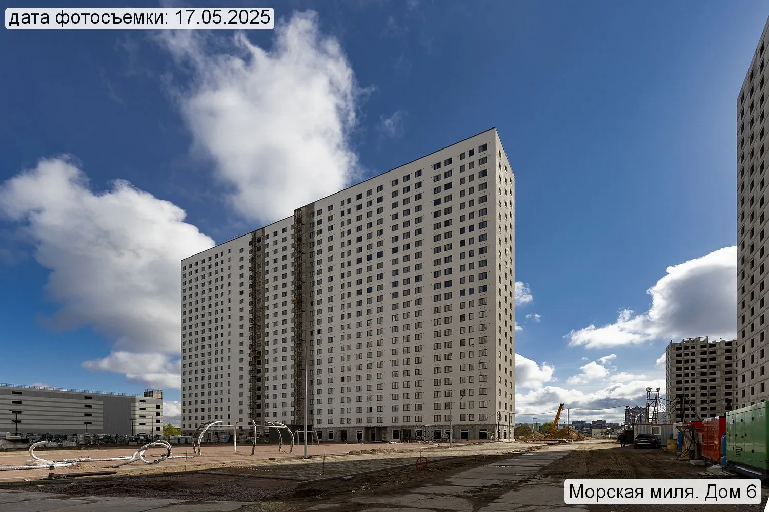 ЖК Морская миля ход строительства