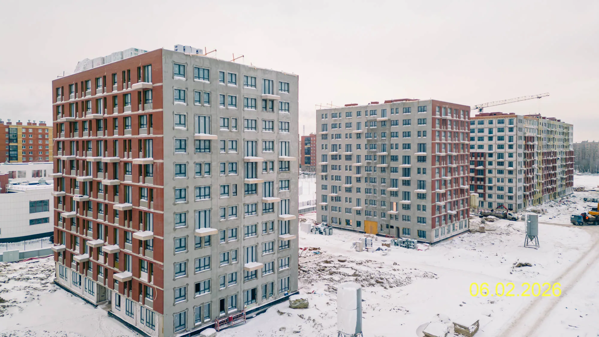 ЖК "Новое Колпино" ход строительства
