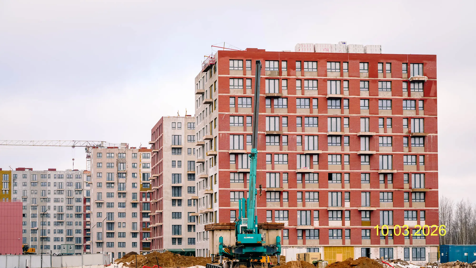 ЖК "Новое Колпино" ход строительства
