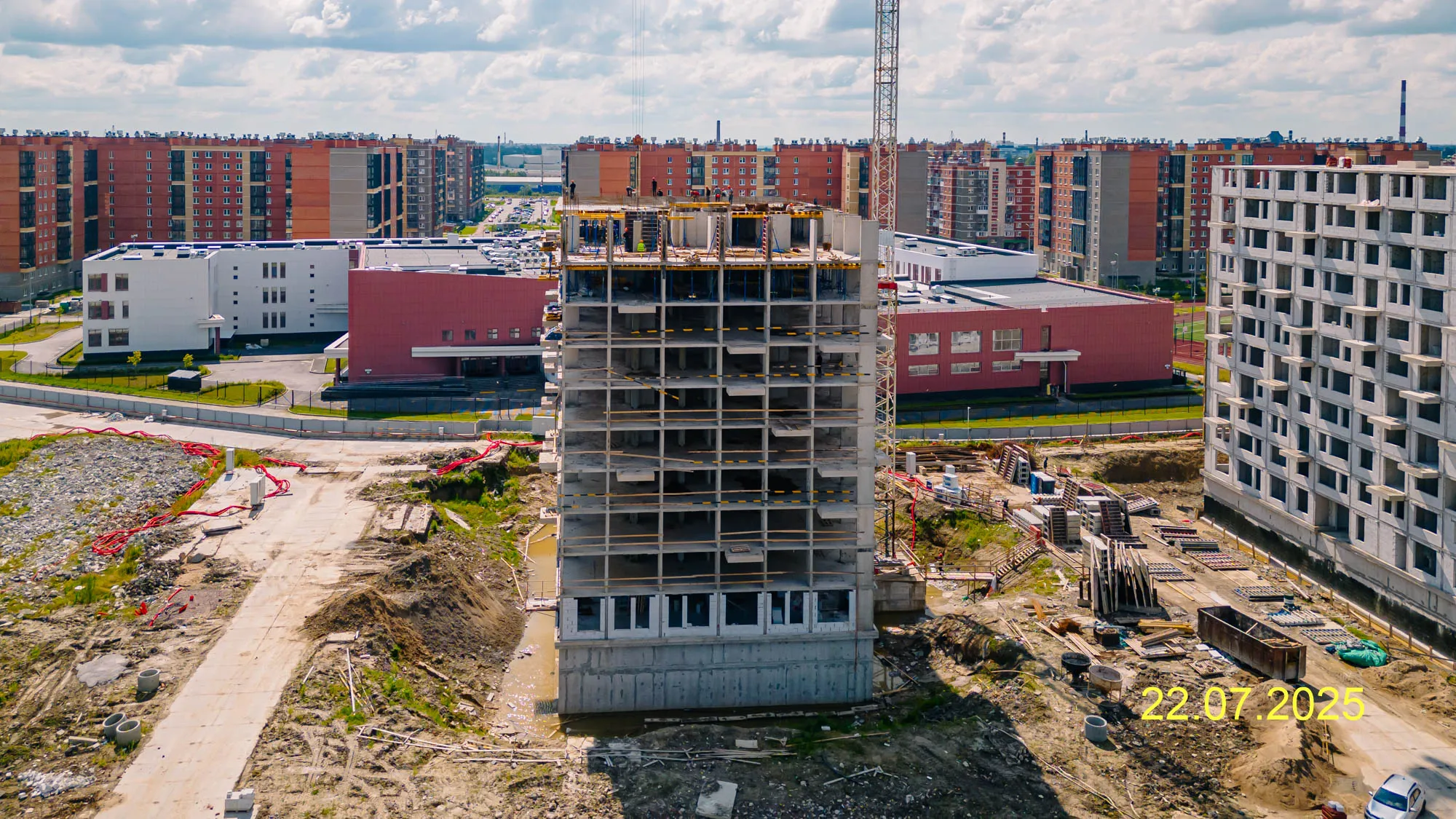 ЖК "Новое Колпино" ход строительства