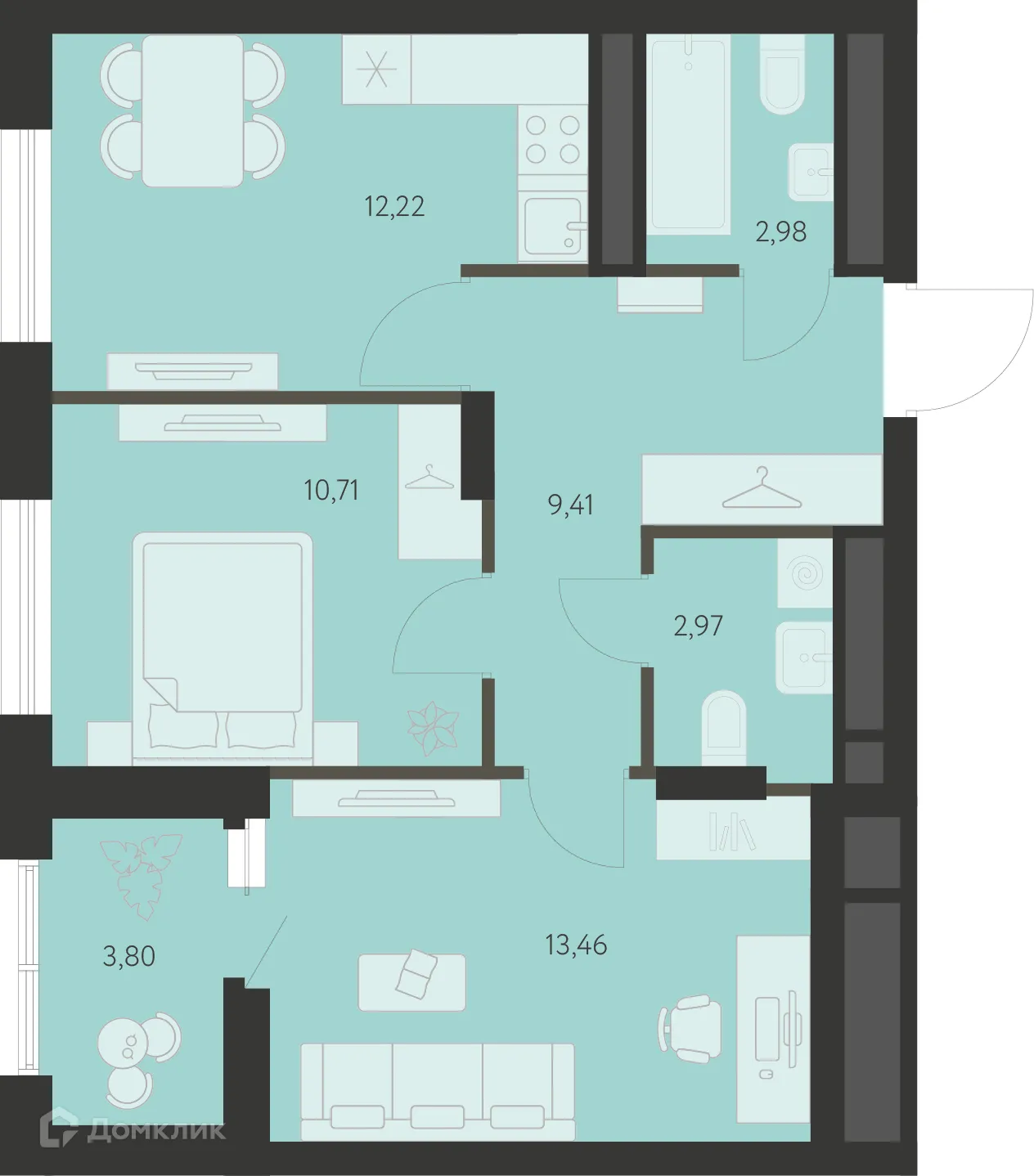 Фото квартиры в ЖК Первый Академ