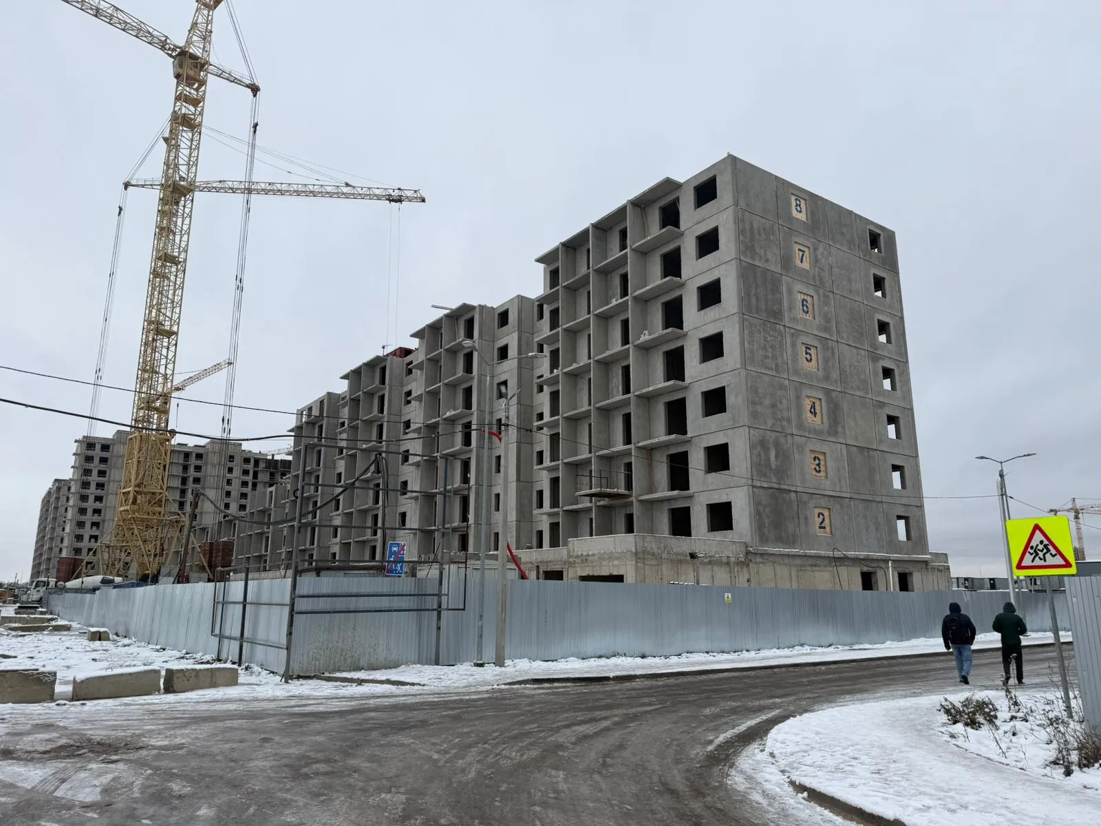 ЖК По ул Школьная ход строительства