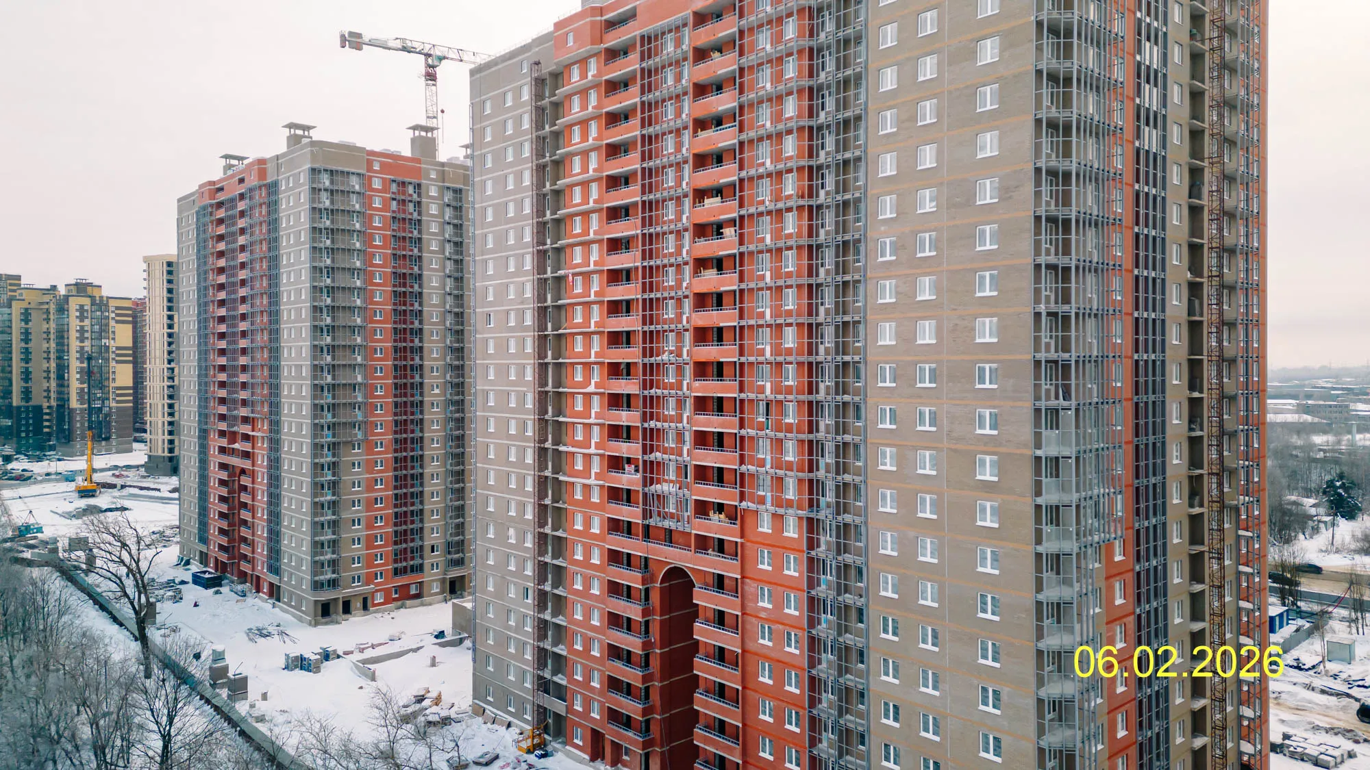 ЖК "Живи! В Рыбацком" ход строительства