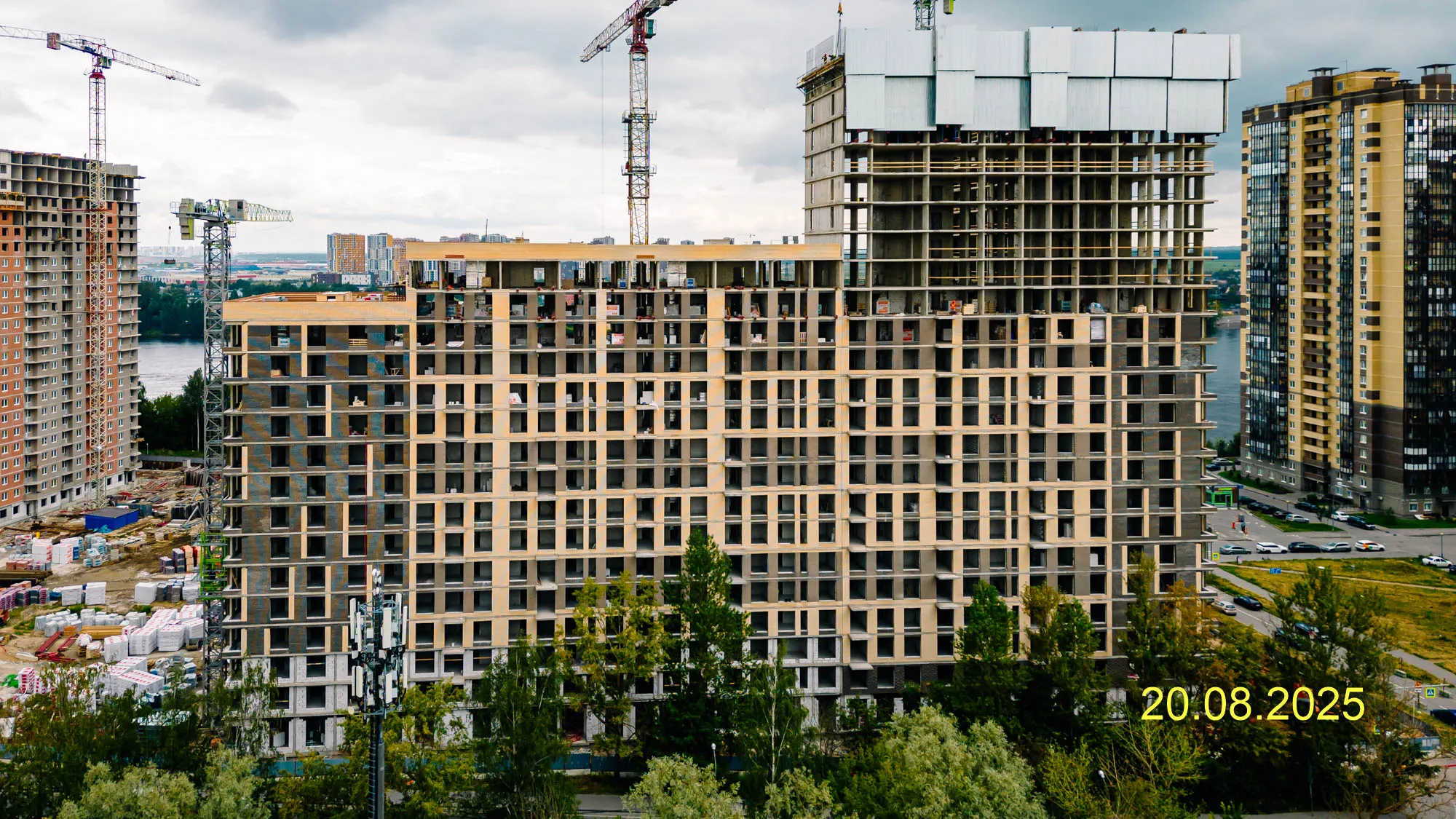 ЖК "Живи! В Рыбацком" ход строительства