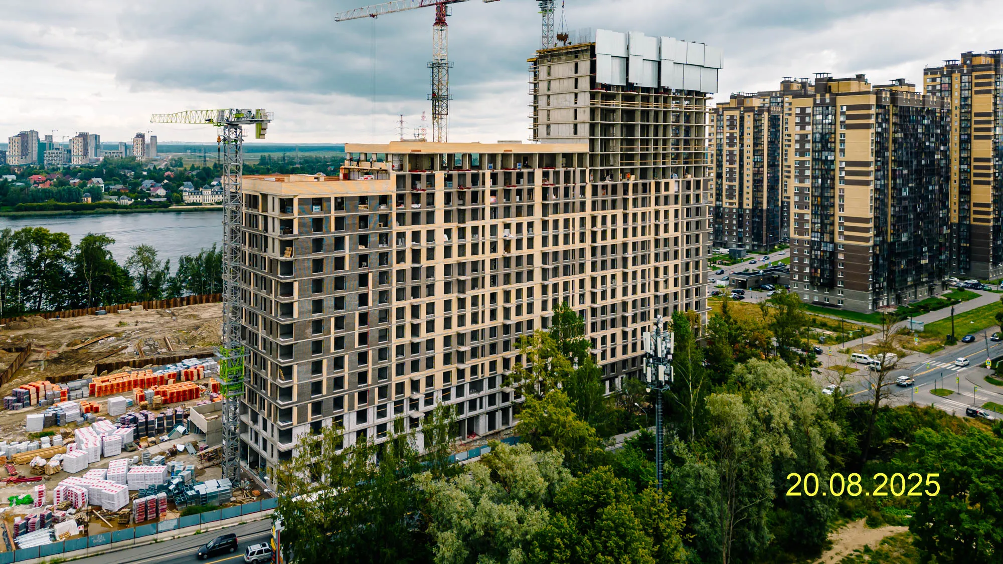 ЖК "Живи! В Рыбацком" ход строительства
