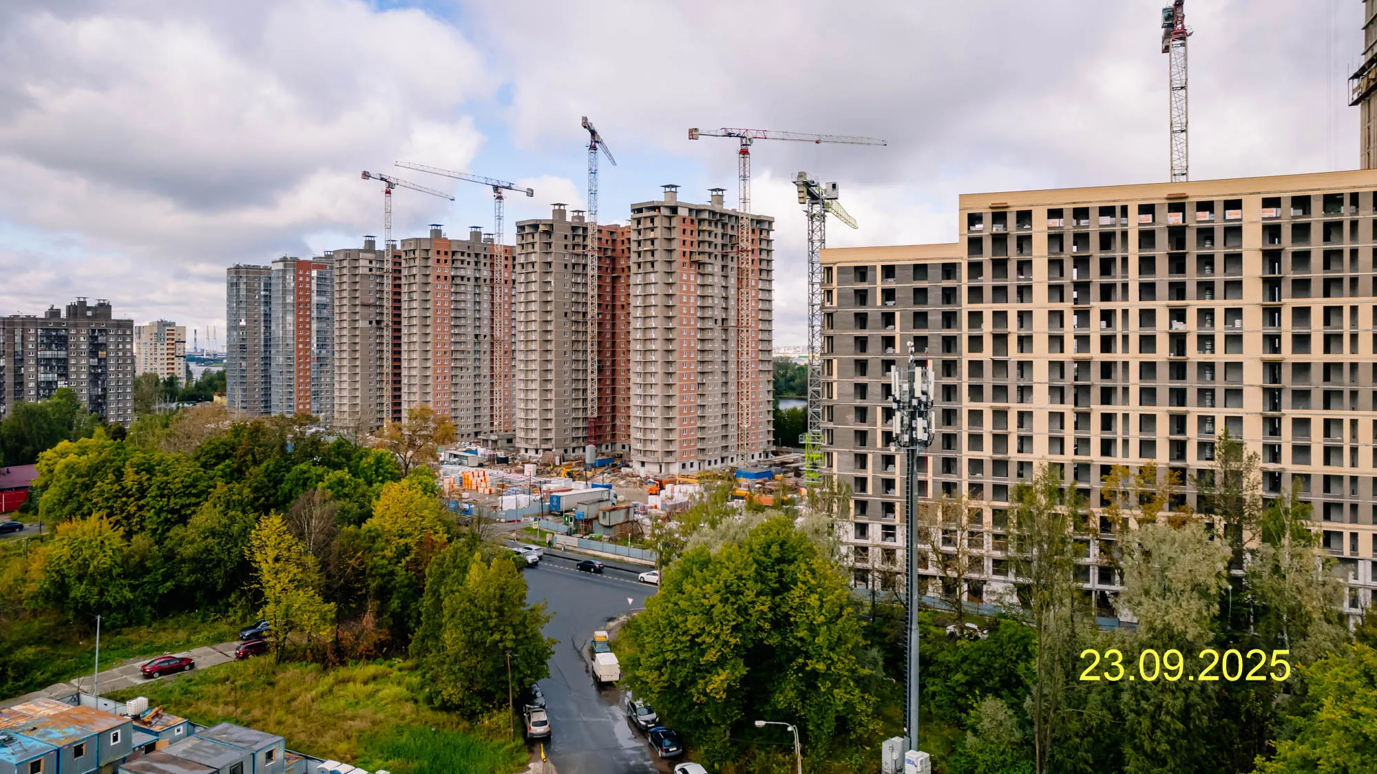 ЖК "Живи! В Рыбацком" ход строительства