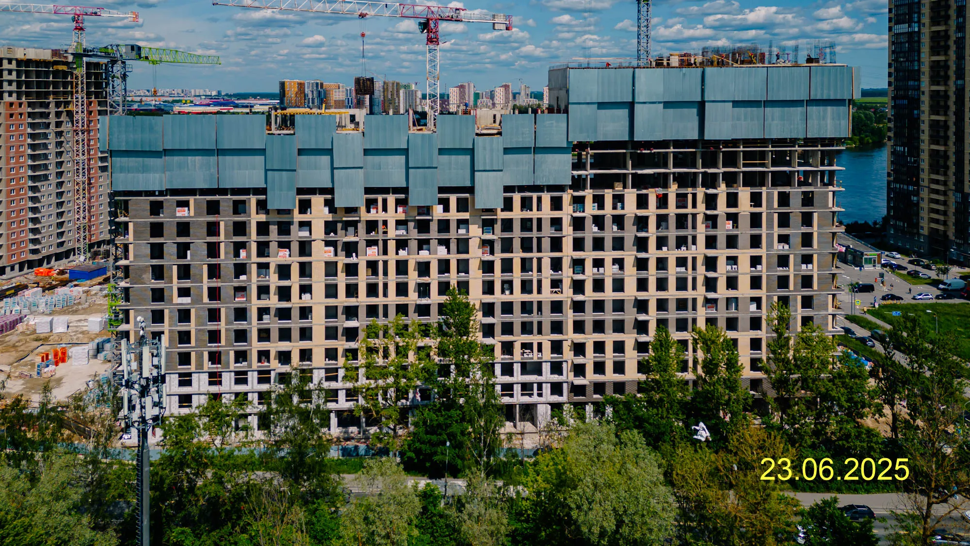 ЖК "Живи! В Рыбацком" ход строительства