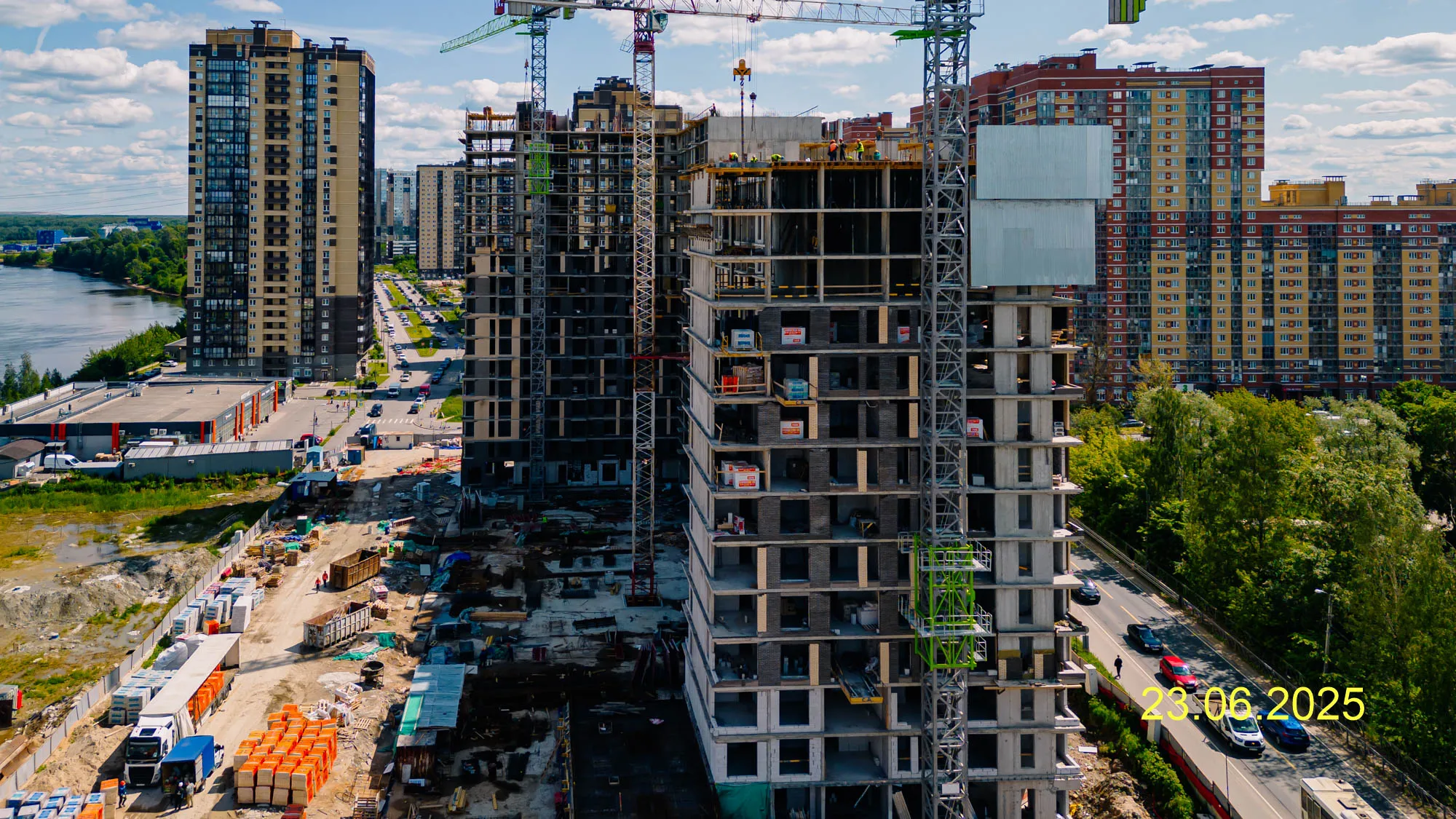 ЖК "Живи! В Рыбацком" ход строительства
