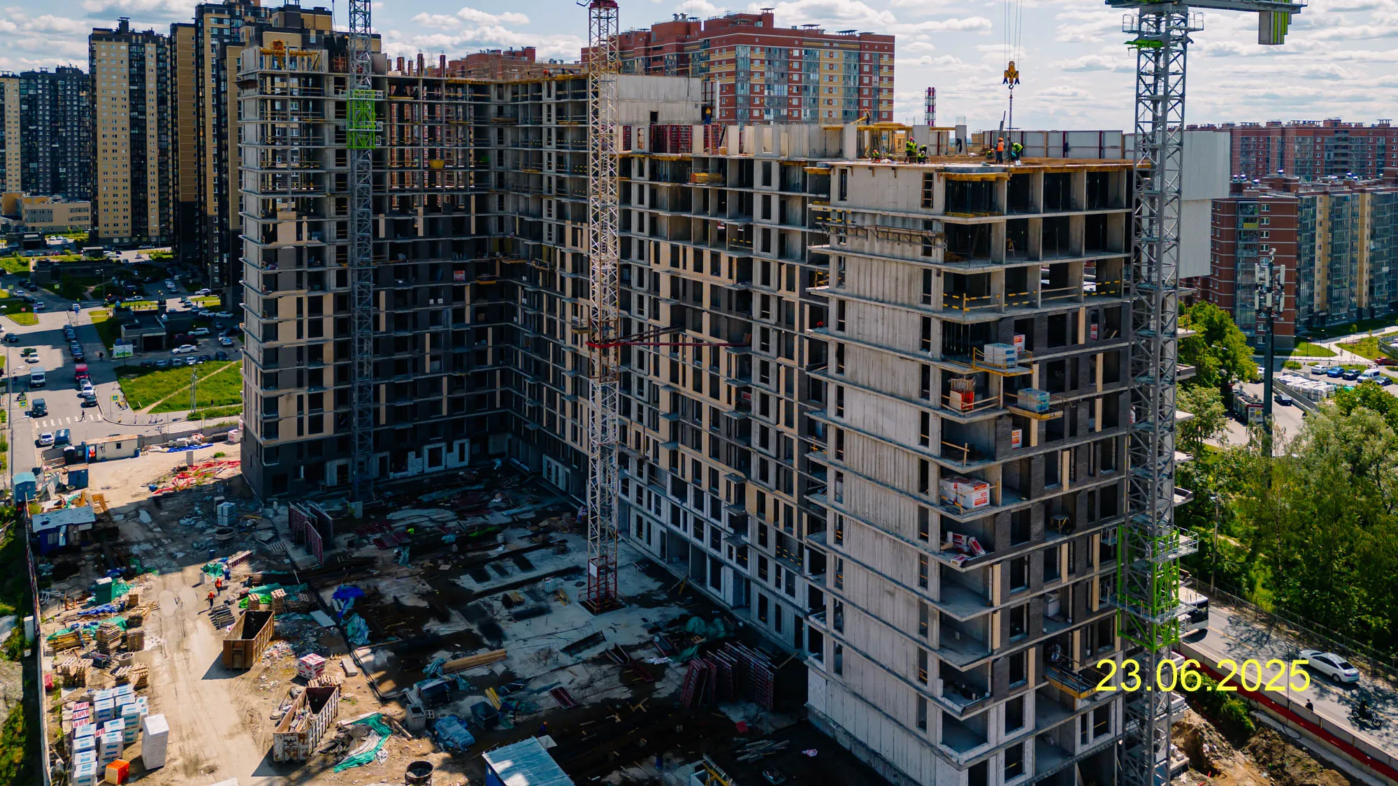 ЖК "Живи! В Рыбацком" ход строительства