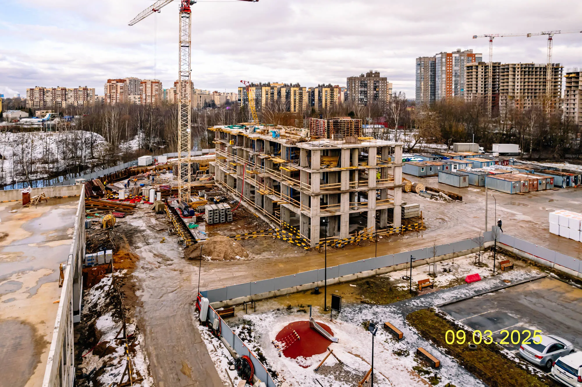 ЖК "Живи! В Рыбацком" ход строительства