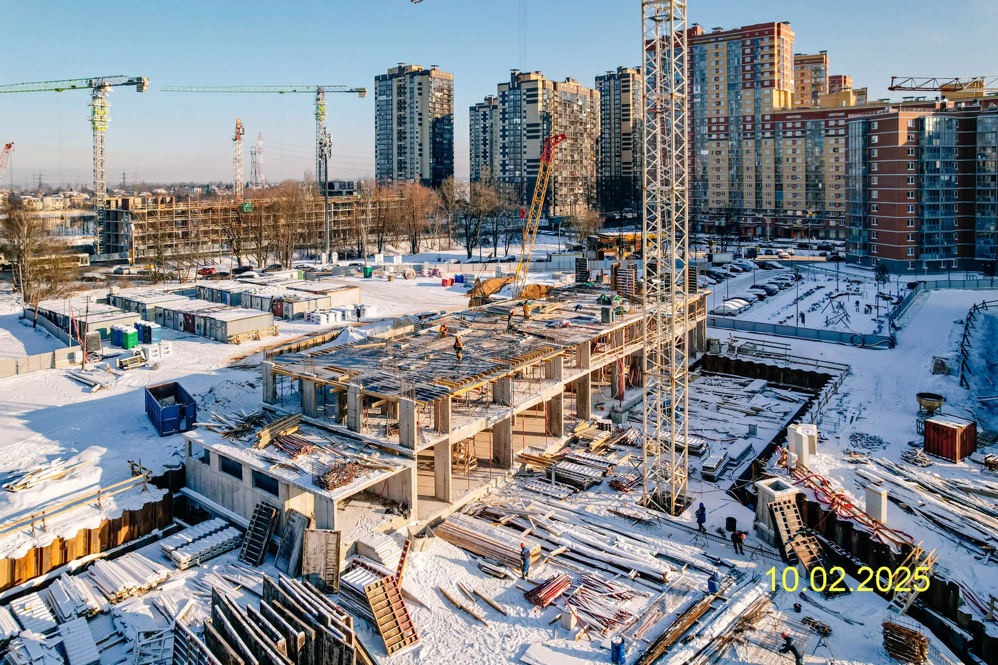 ЖК "Живи! В Рыбацком" ход строительства