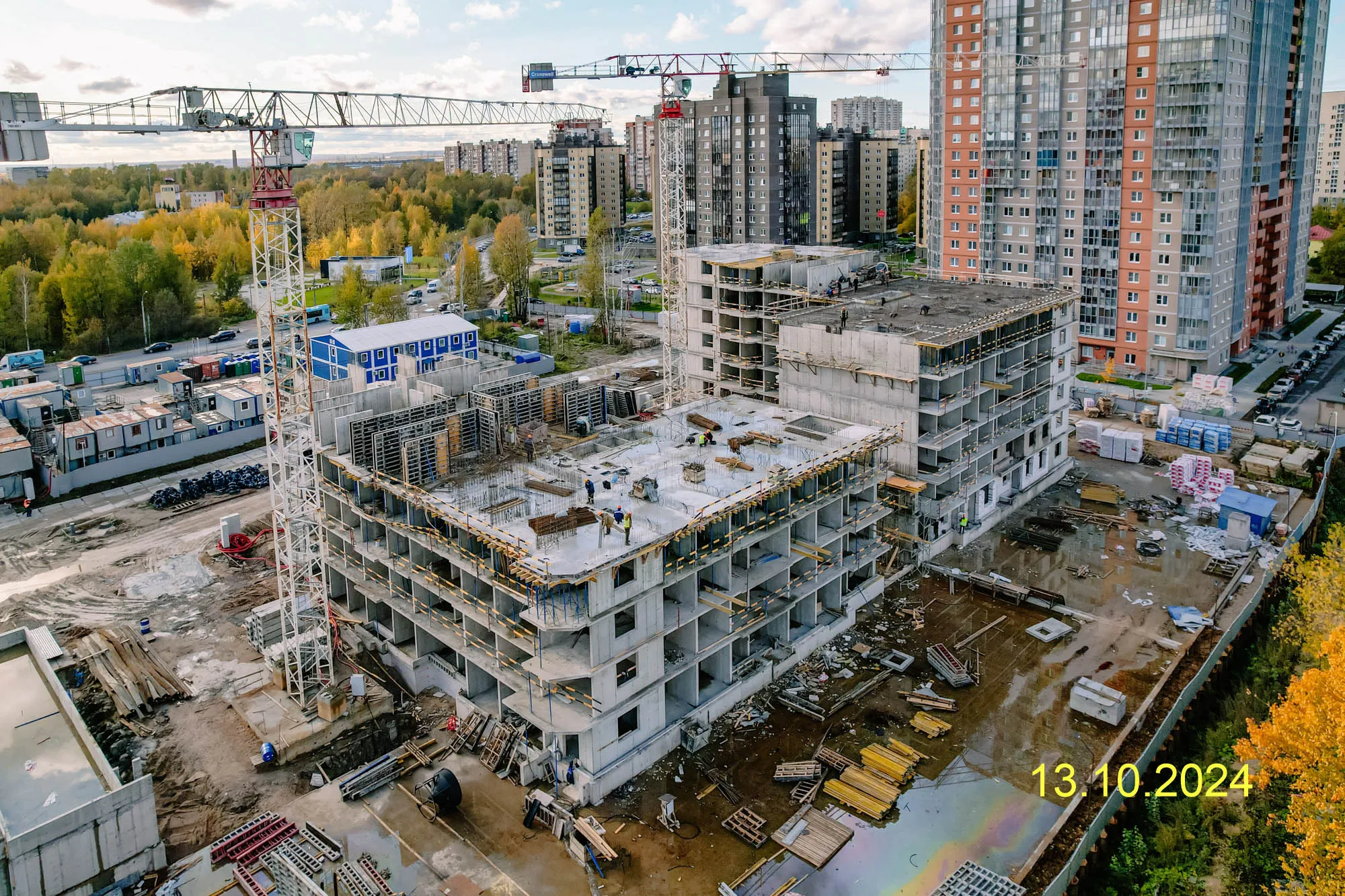ЖК "Живи! В Рыбацком" ход строительства