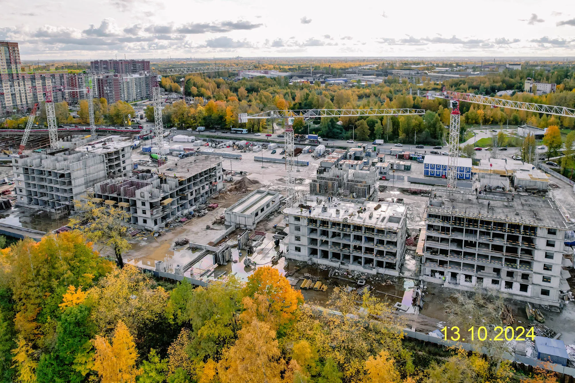 ЖК "Живи! В Рыбацком" ход строительства