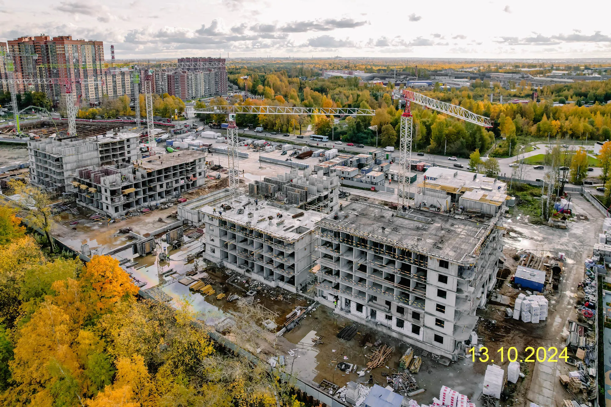 ЖК "Живи! В Рыбацком" ход строительства