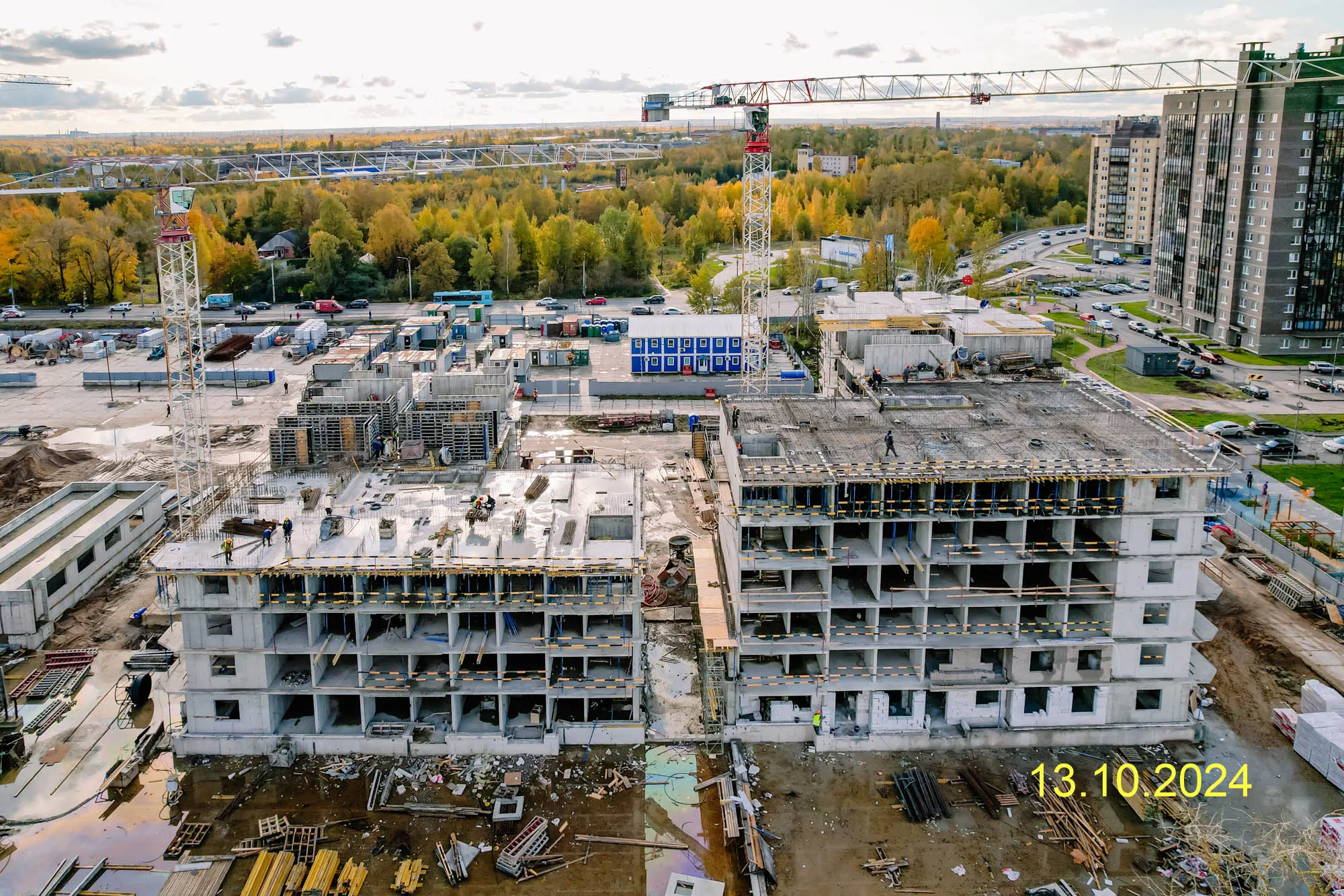 ЖК "Живи! В Рыбацком" ход строительства