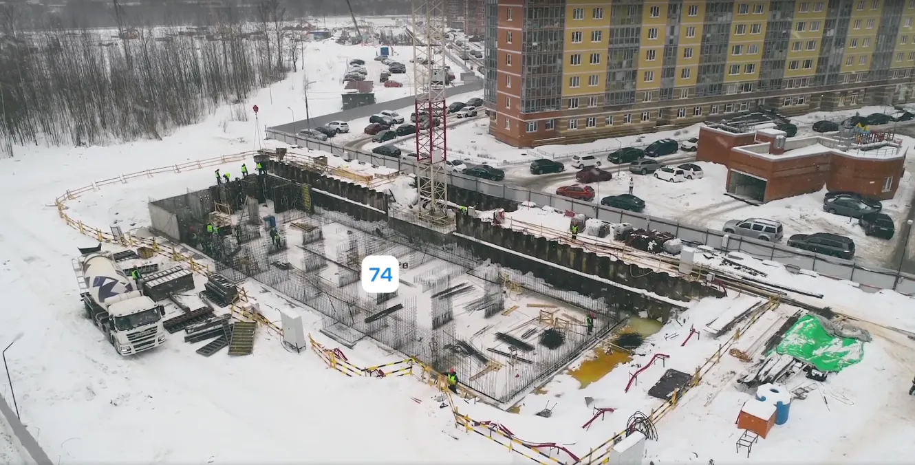 ЖК "Живи! В Рыбацком" ход строительства