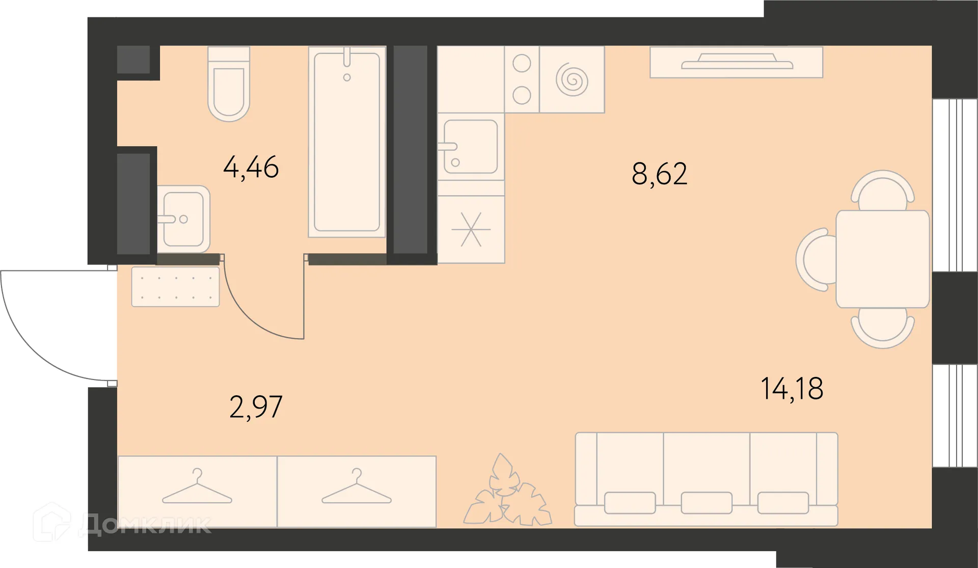 Фото квартиры в ЖК Первый Академ