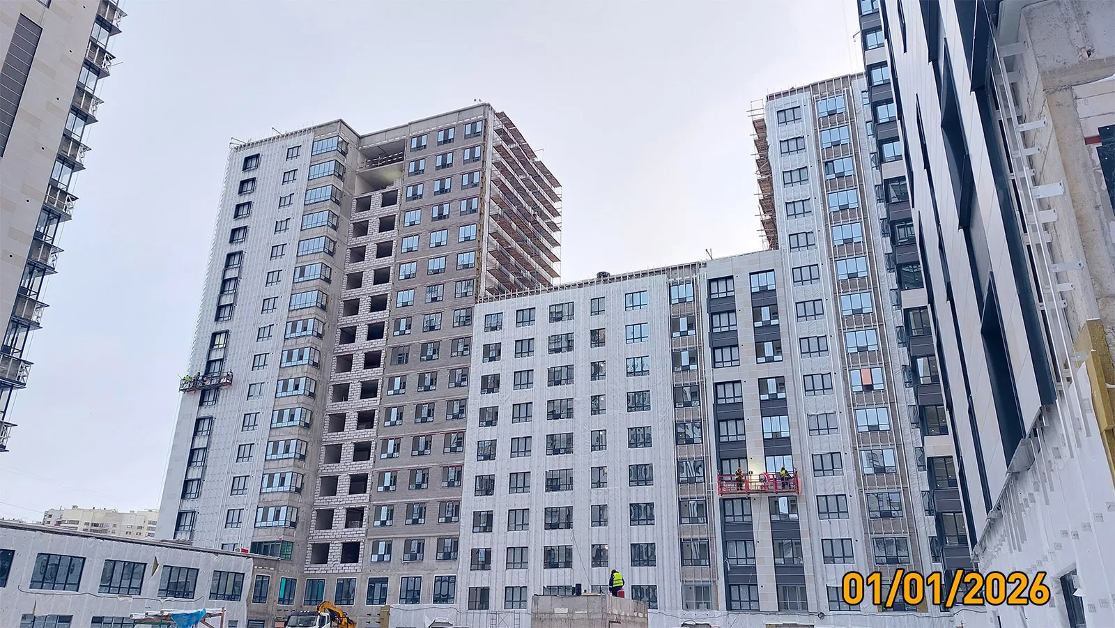 ЖК Квартал бизнес-класса Б15 ход строительства