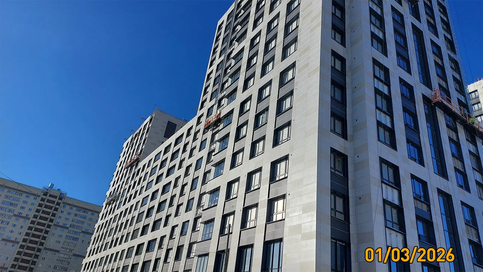 ЖК Квартал бизнес-класса Б15 ход строительства
