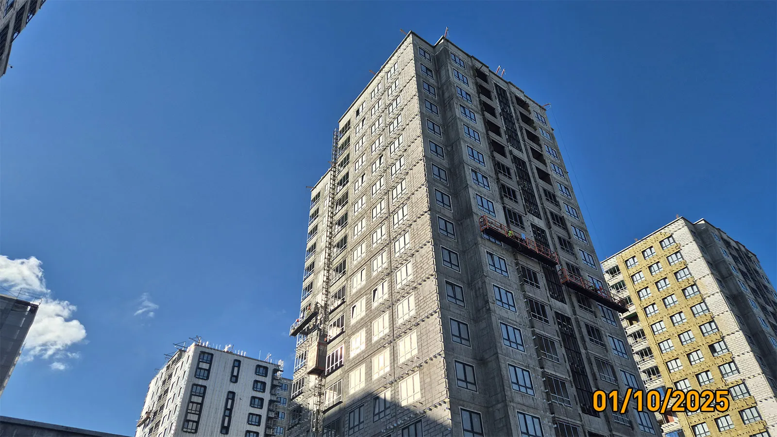 ЖК Квартал бизнес-класса Б15 ход строительства
