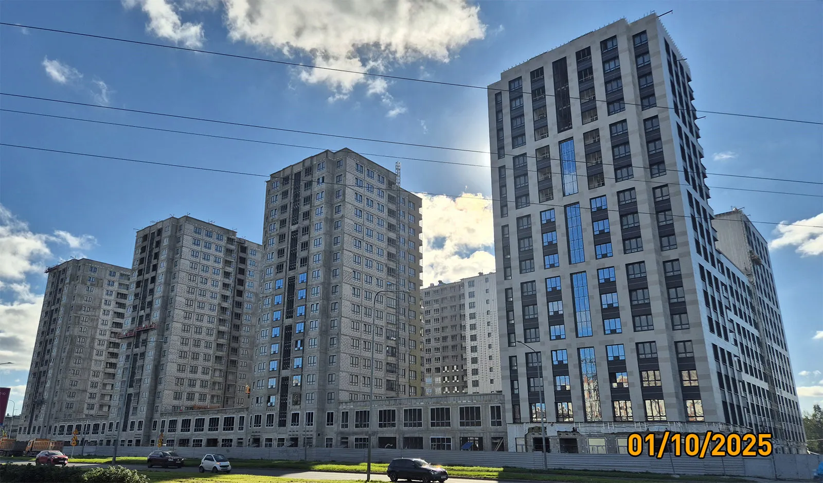ЖК Квартал бизнес-класса Б15 ход строительства