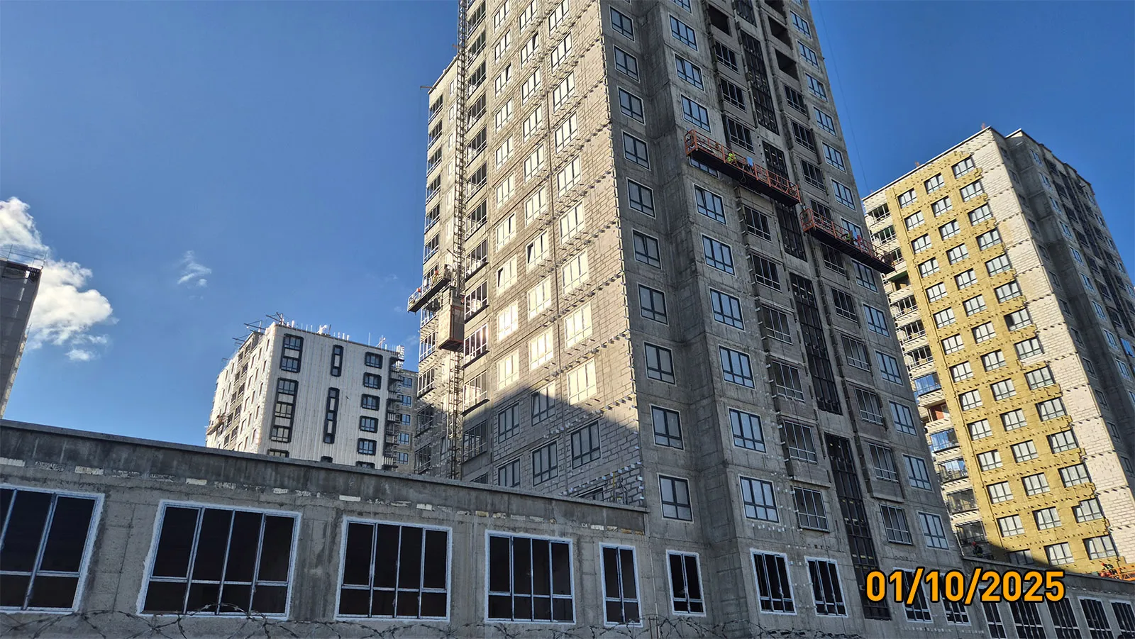ЖК Квартал бизнес-класса Б15 ход строительства