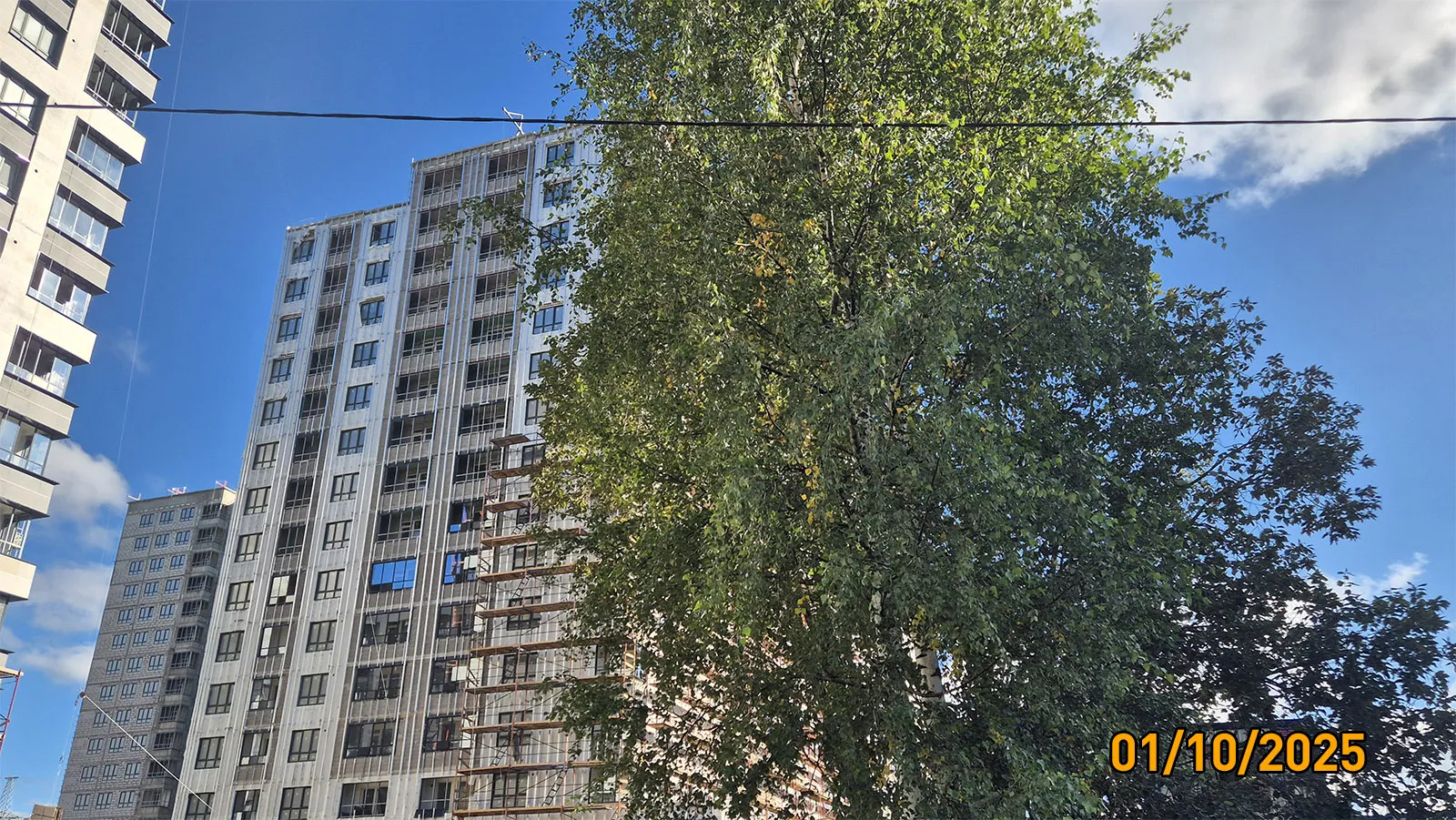 ЖК Квартал бизнес-класса Б15 ход строительства