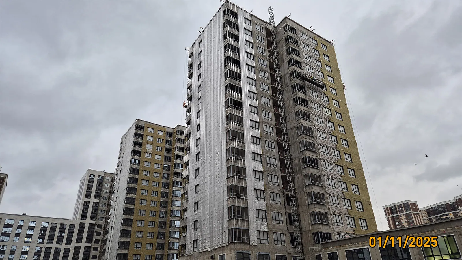 ЖК Квартал бизнес-класса Б15 ход строительства