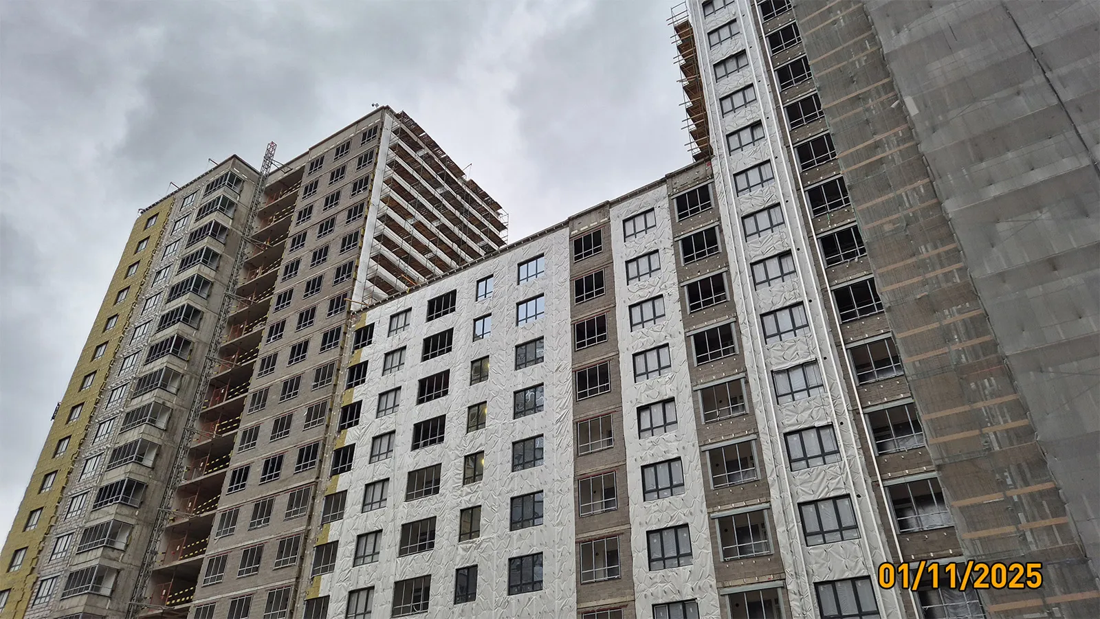 ЖК Квартал бизнес-класса Б15 ход строительства