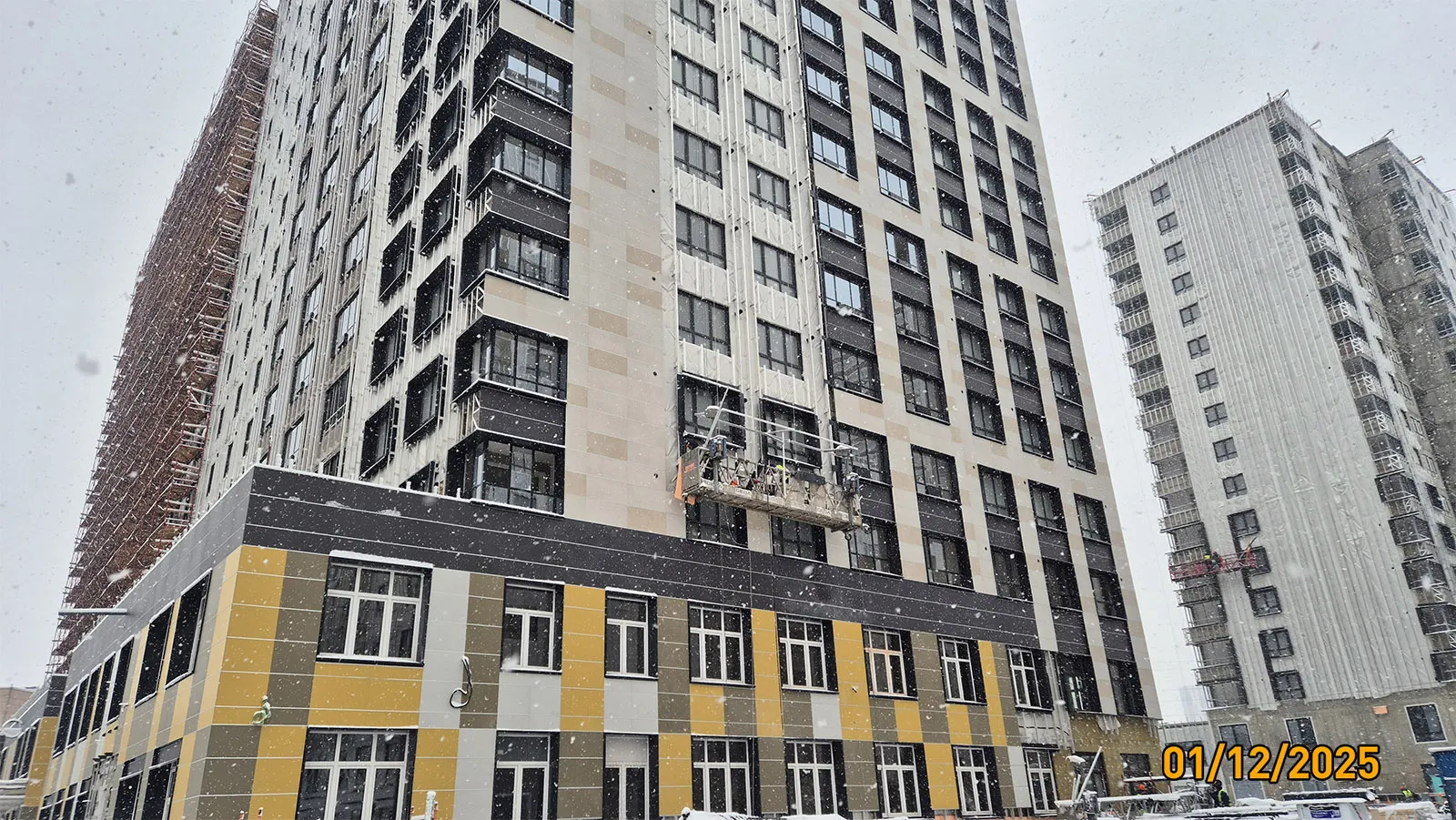 ЖК Квартал бизнес-класса Б15 ход строительства