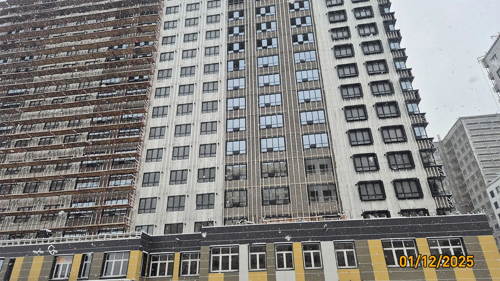 ЖК Квартал бизнес-класса Б15 ход строительства