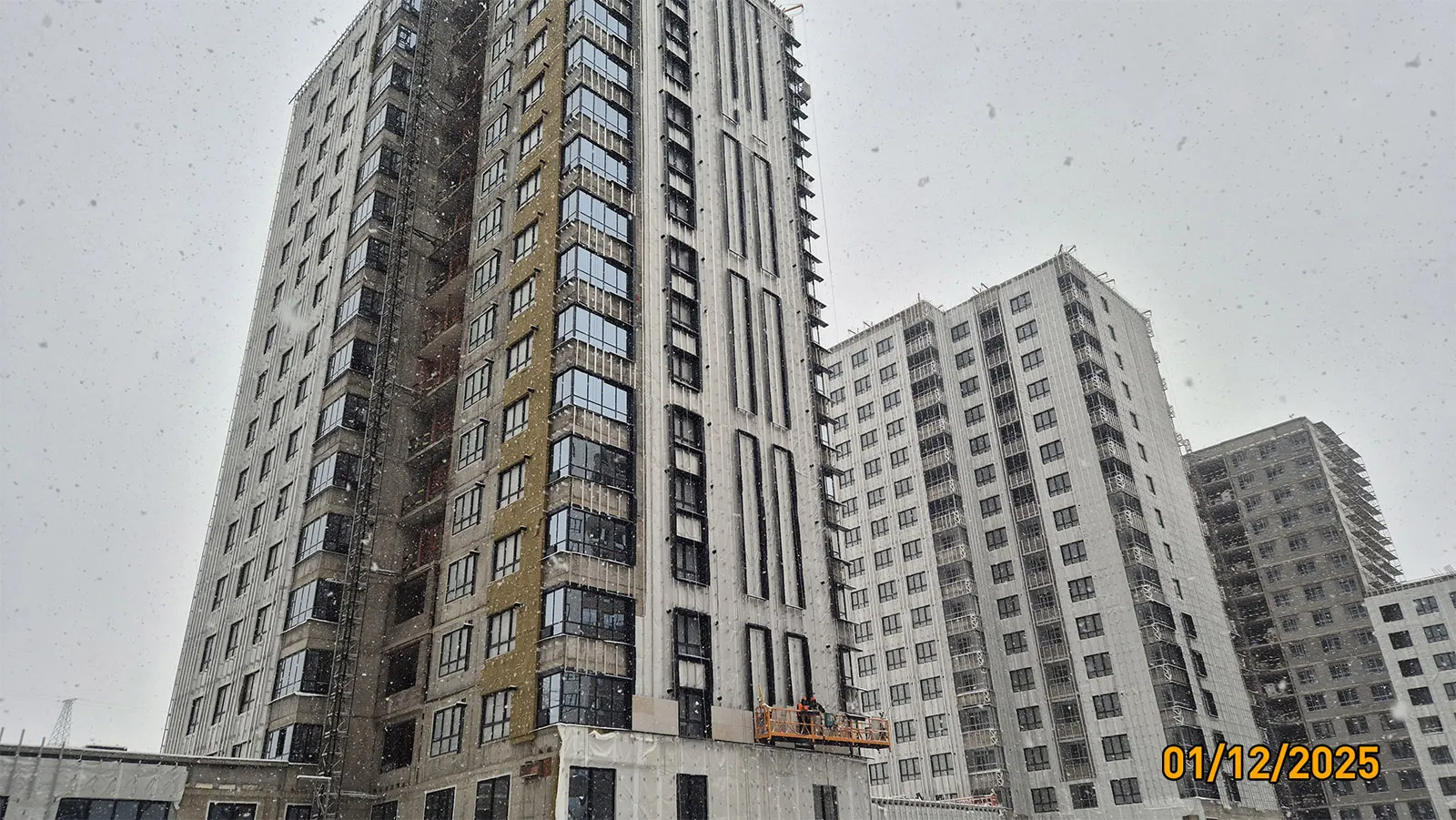 ЖК Квартал бизнес-класса Б15 ход строительства