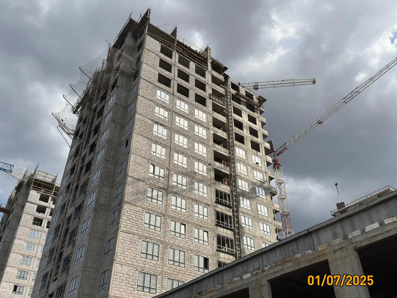 ЖК Квартал бизнес-класса Б15 ход строительства