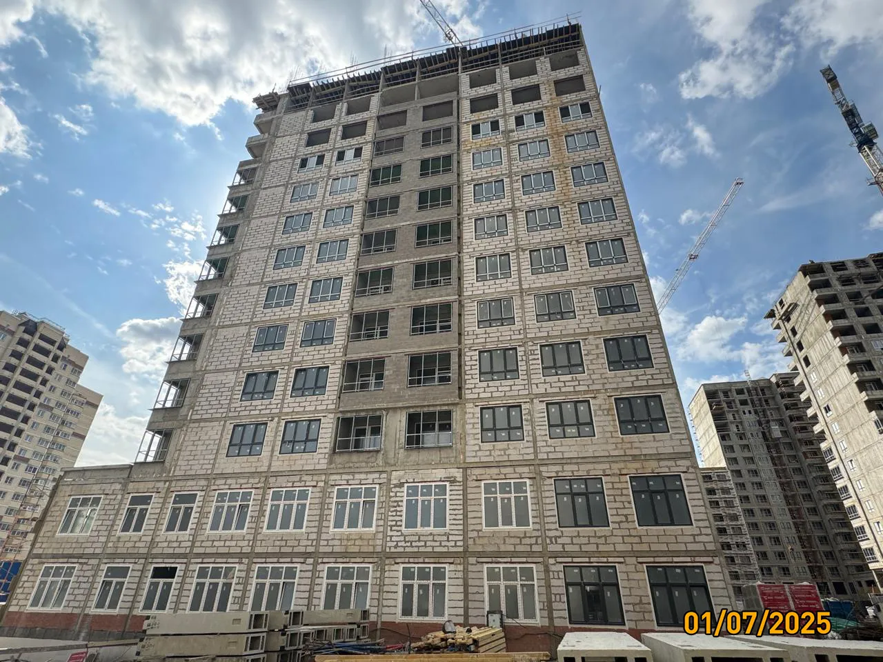 ЖК Квартал бизнес-класса Б15 ход строительства