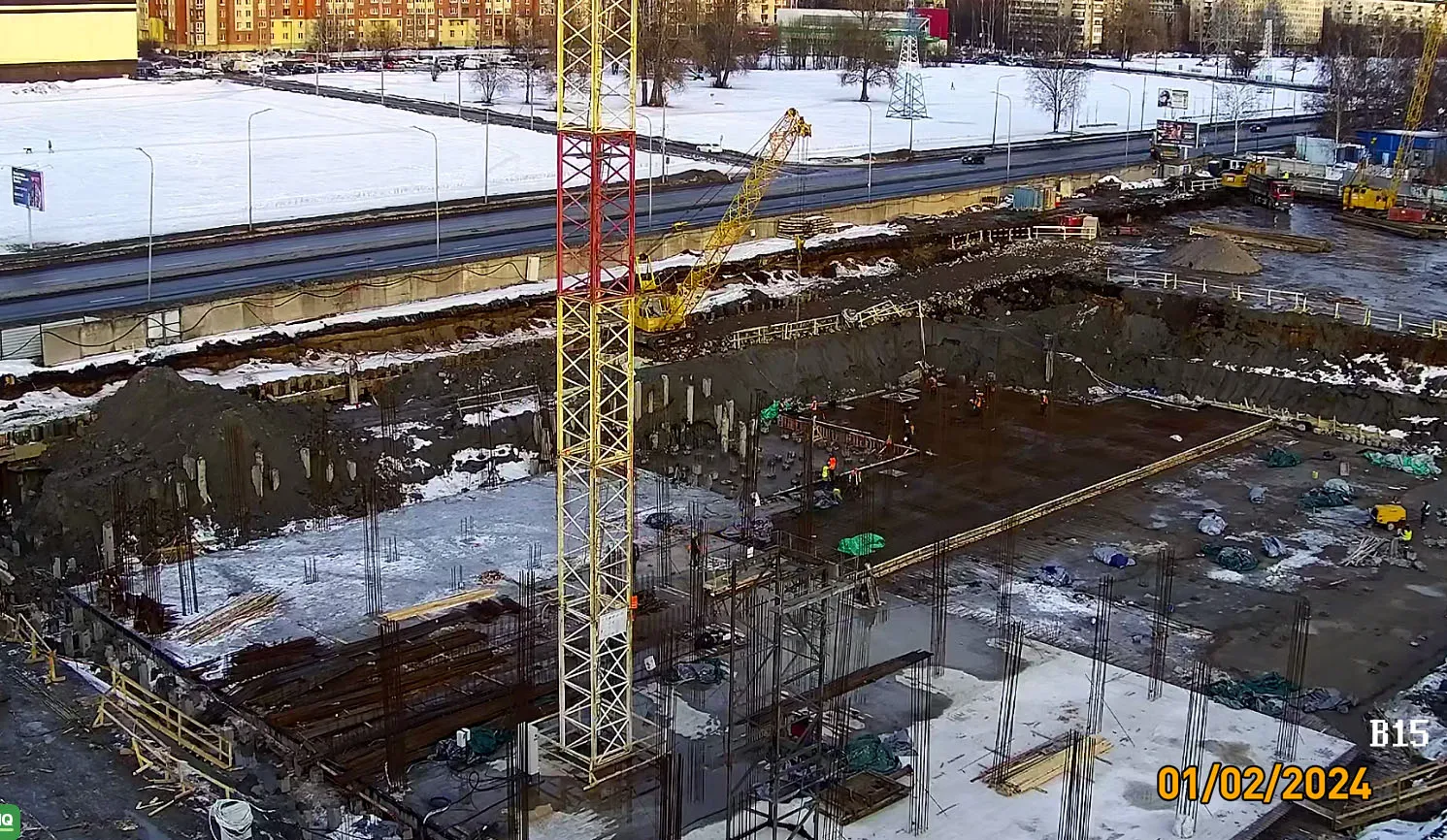 ЖК Квартал бизнес-класса Б15 ход строительства