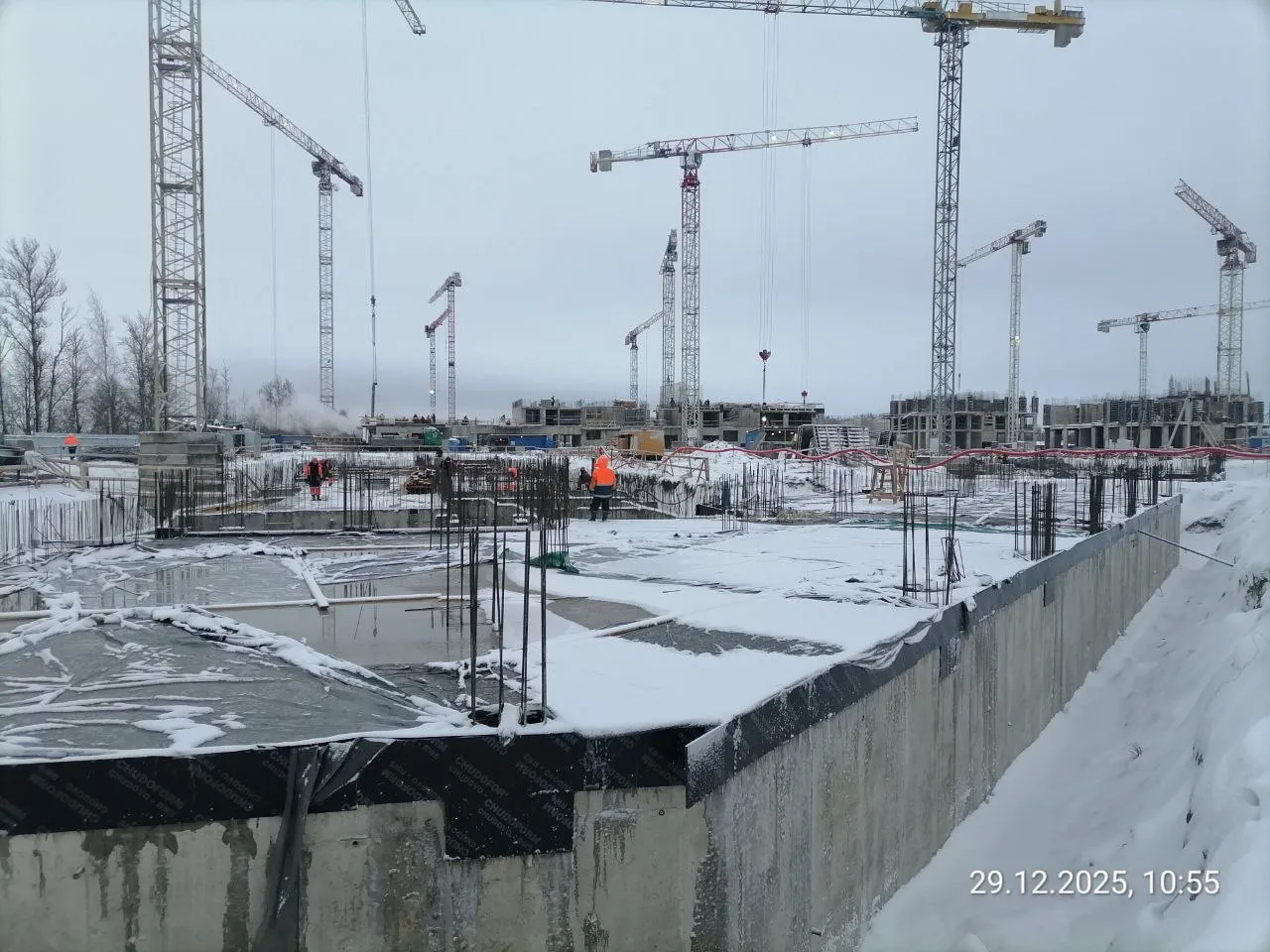 Город-спутник Южный Уч. 1 ход строительства