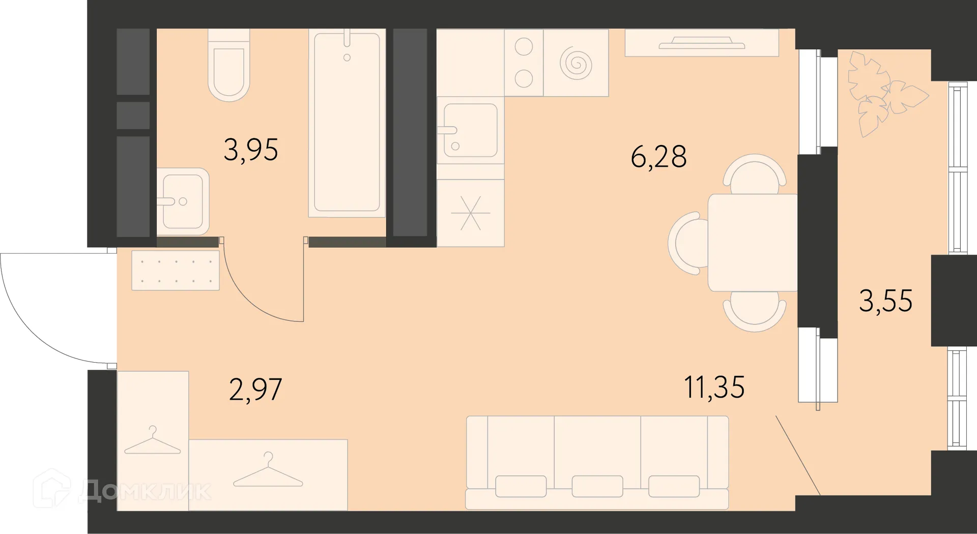 Фото квартиры в ЖК Первый Академ