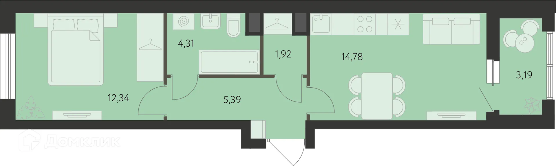Фото квартиры в ЖК Первый Академ