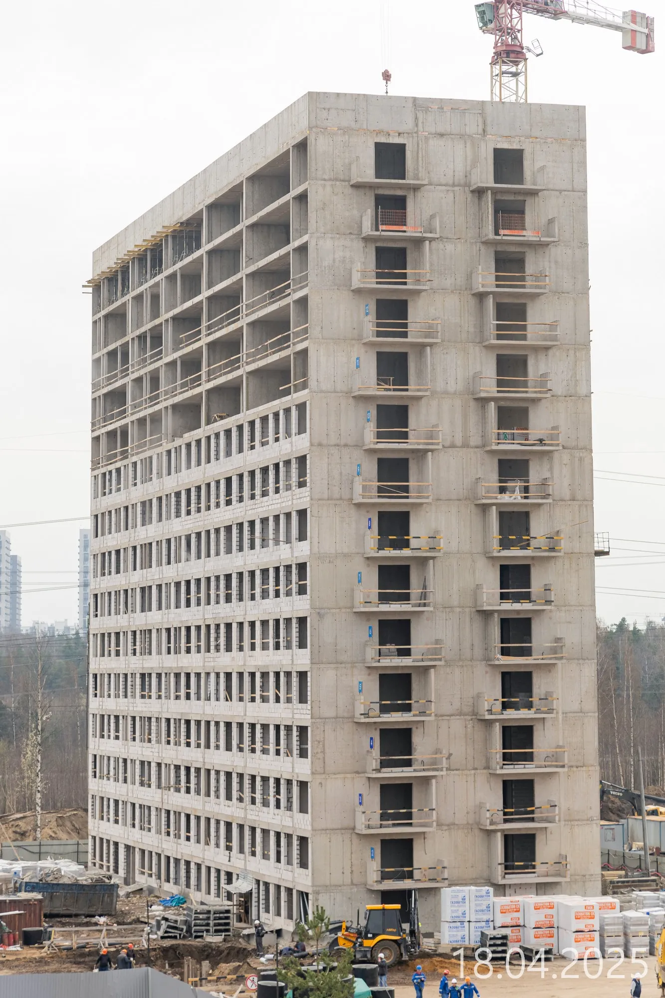ЖК GloraX Парголово (Глоракс Парголово) ход строительства