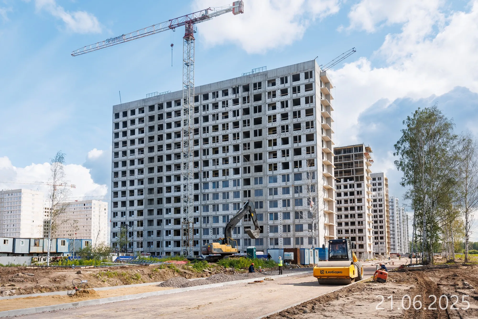 ЖК GloraX Парголово (Глоракс Парголово) ход строительства