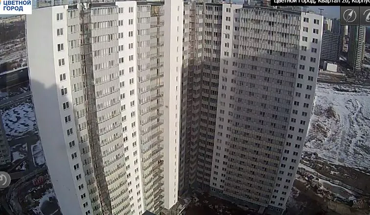 ЖК Цветной город ход строительства