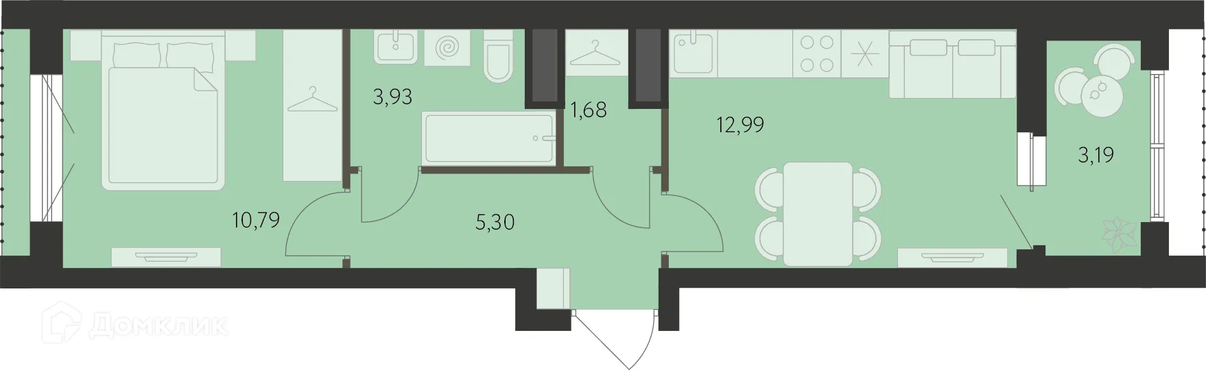 Фото квартиры в ЖК Первый Академ