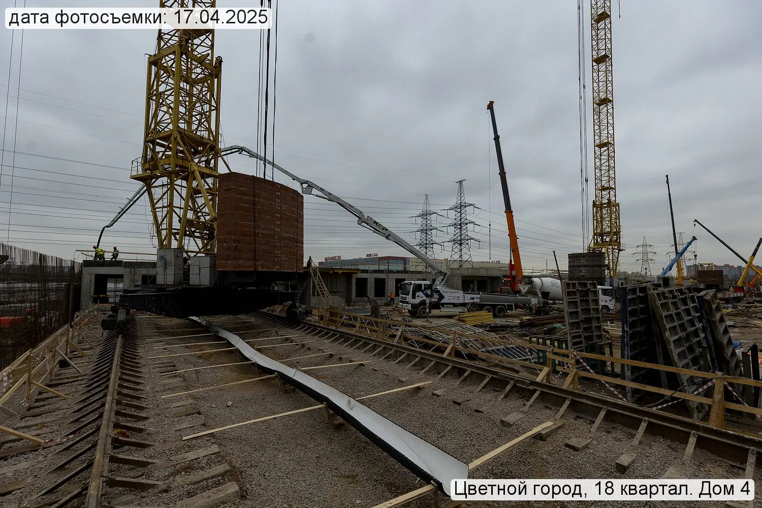 Пейзажный квартал ход строительства