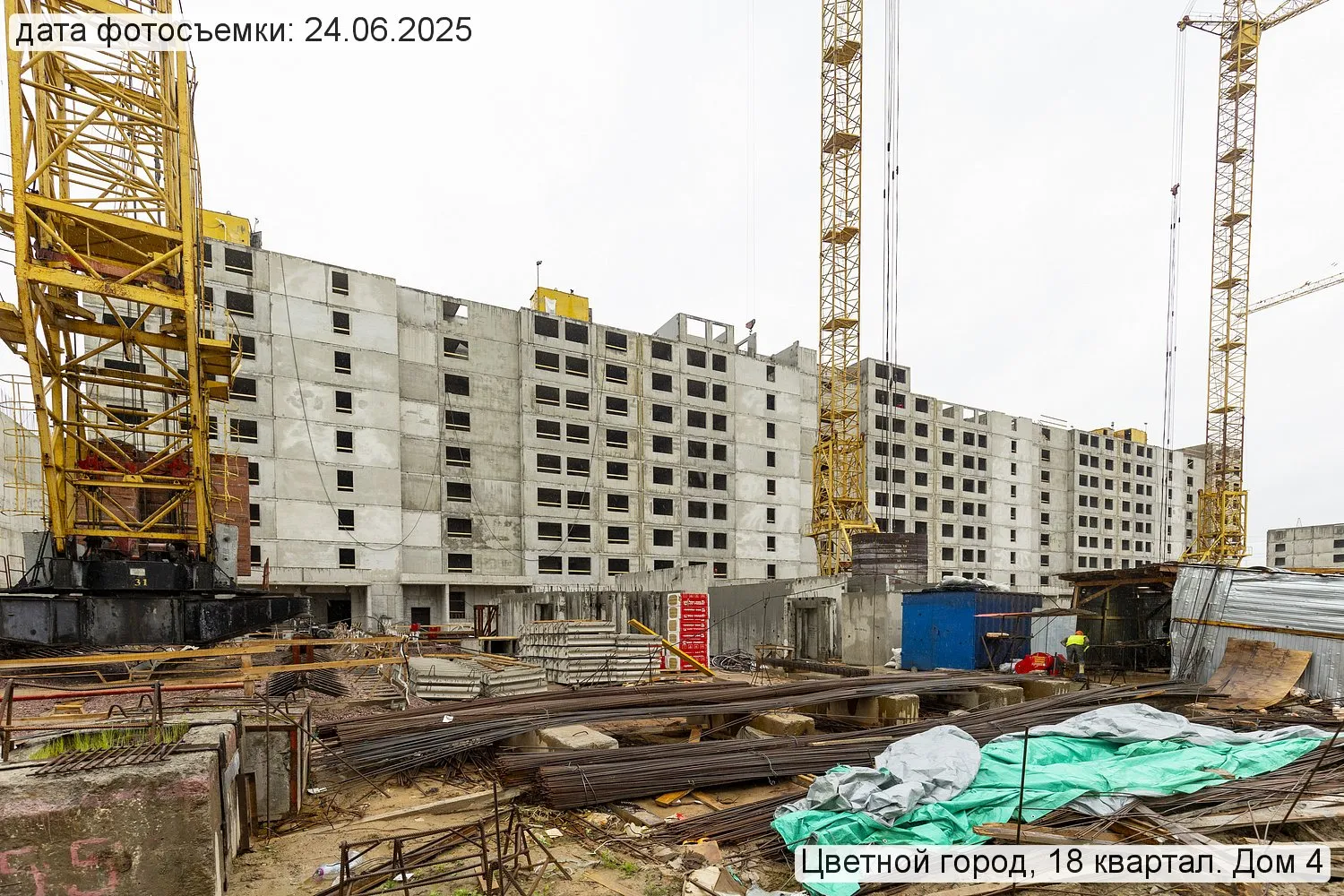 Пейзажный квартал ход строительства