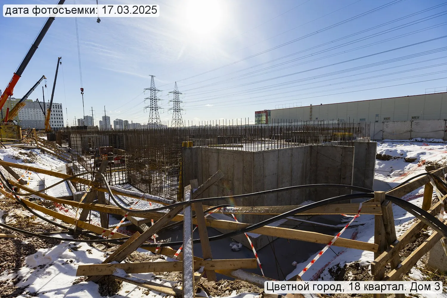 Пейзажный квартал ход строительства