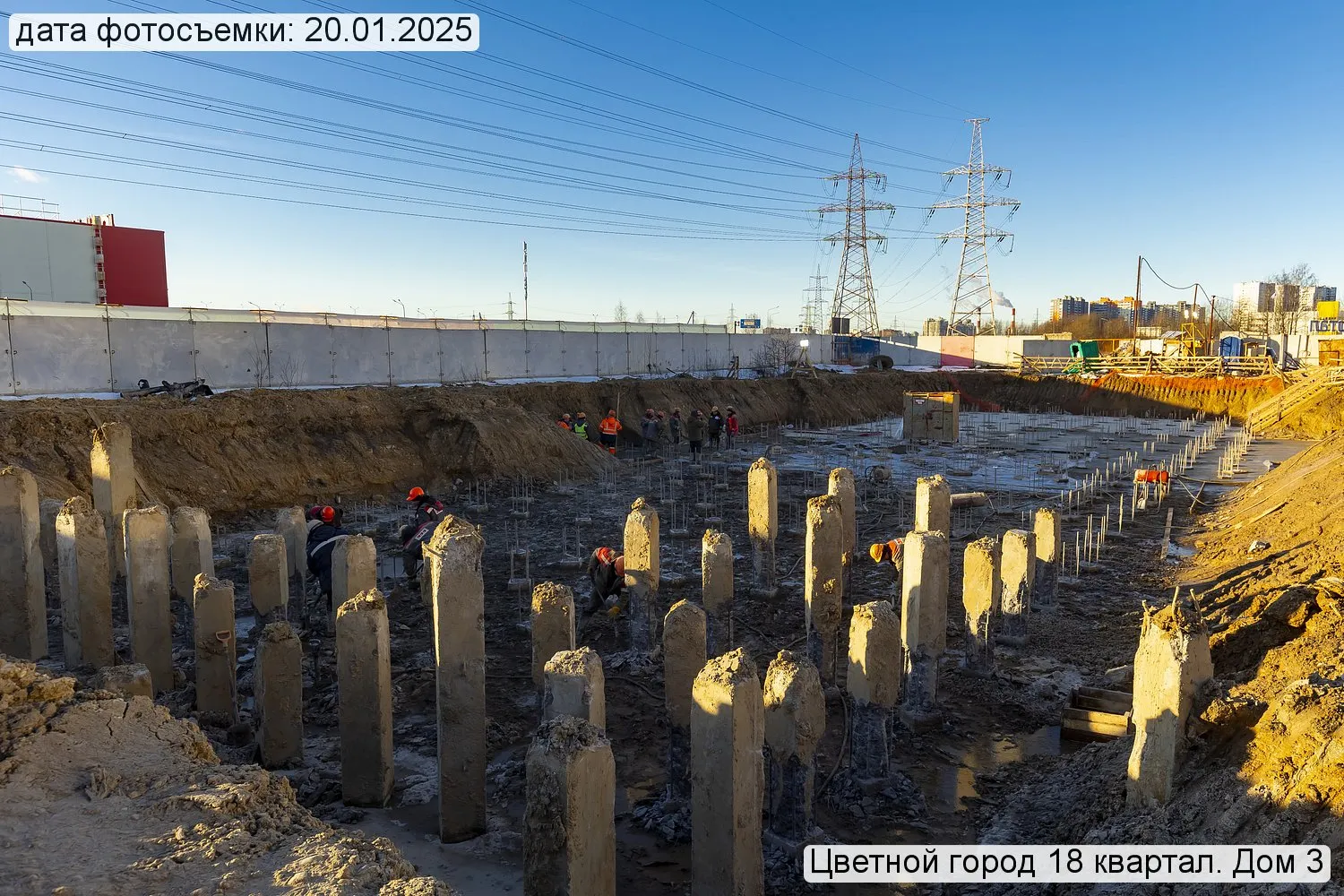 Пейзажный квартал ход строительства