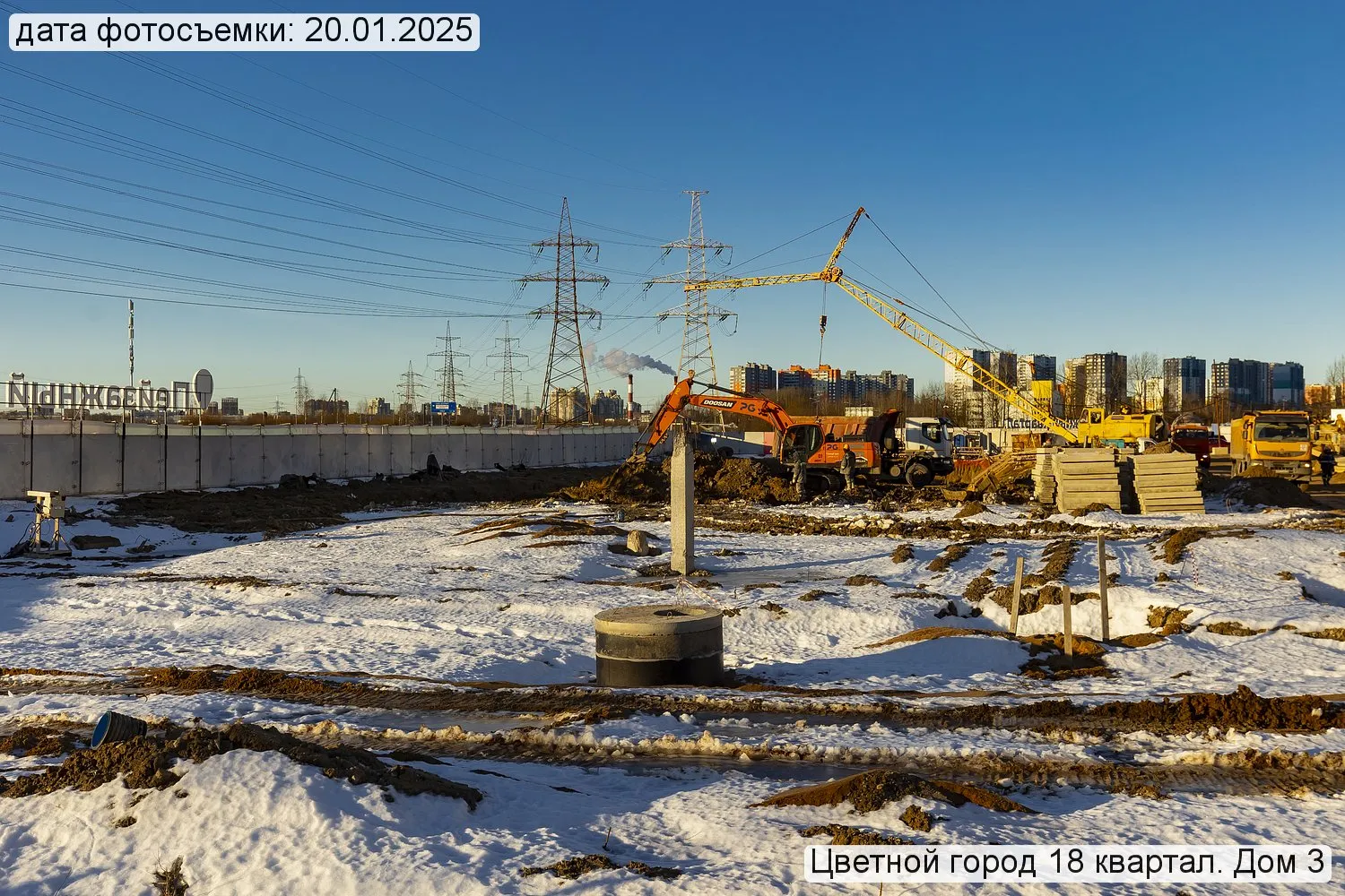 Пейзажный квартал ход строительства