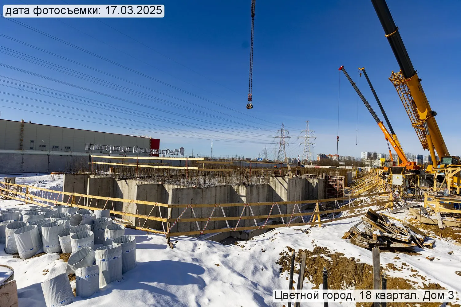 Пейзажный квартал ход строительства